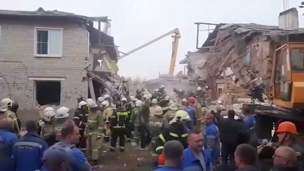 Взрыв газа в Ельце в ночь с 10 на 11 сентября