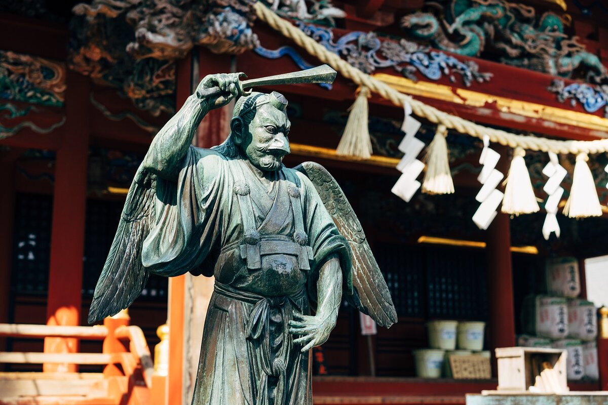 японские статуи