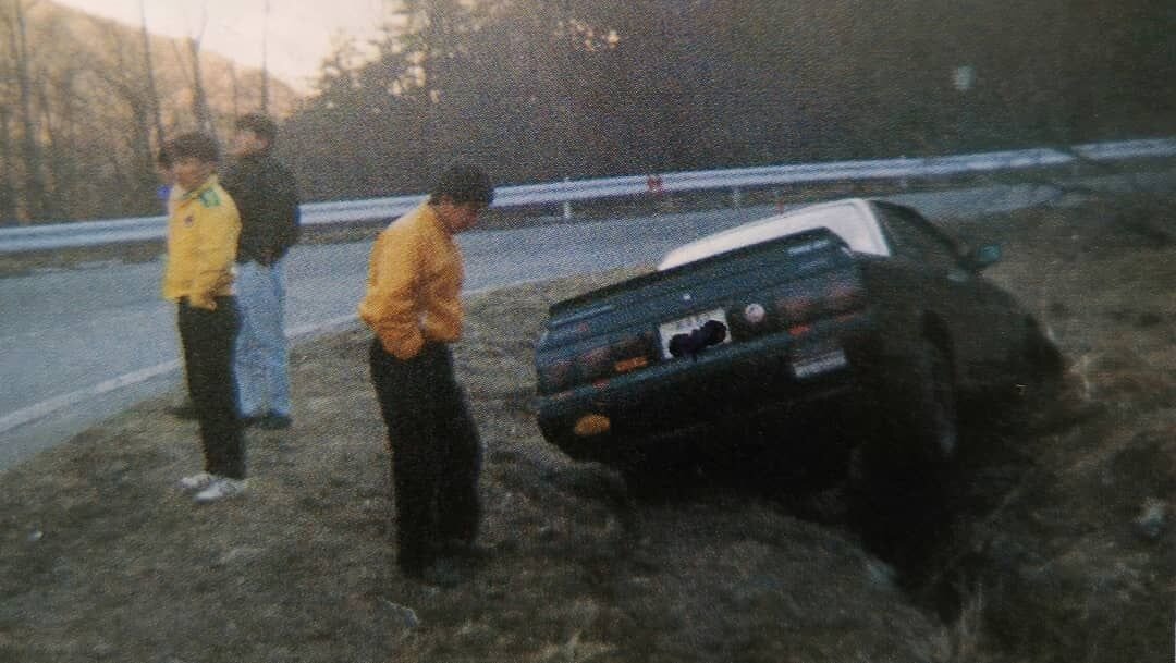 Audi quattro crash