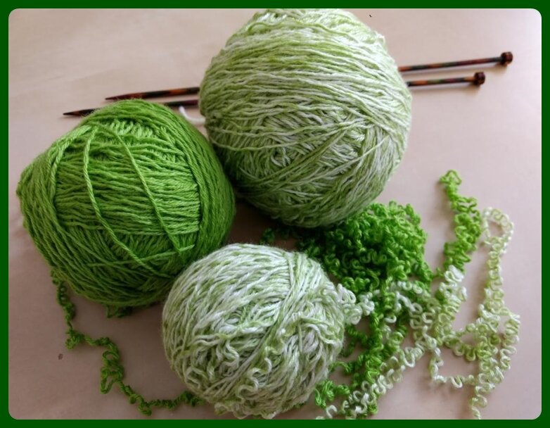 значительную часть ранее связанных изделий можно распустить и использовать пряжу вторично