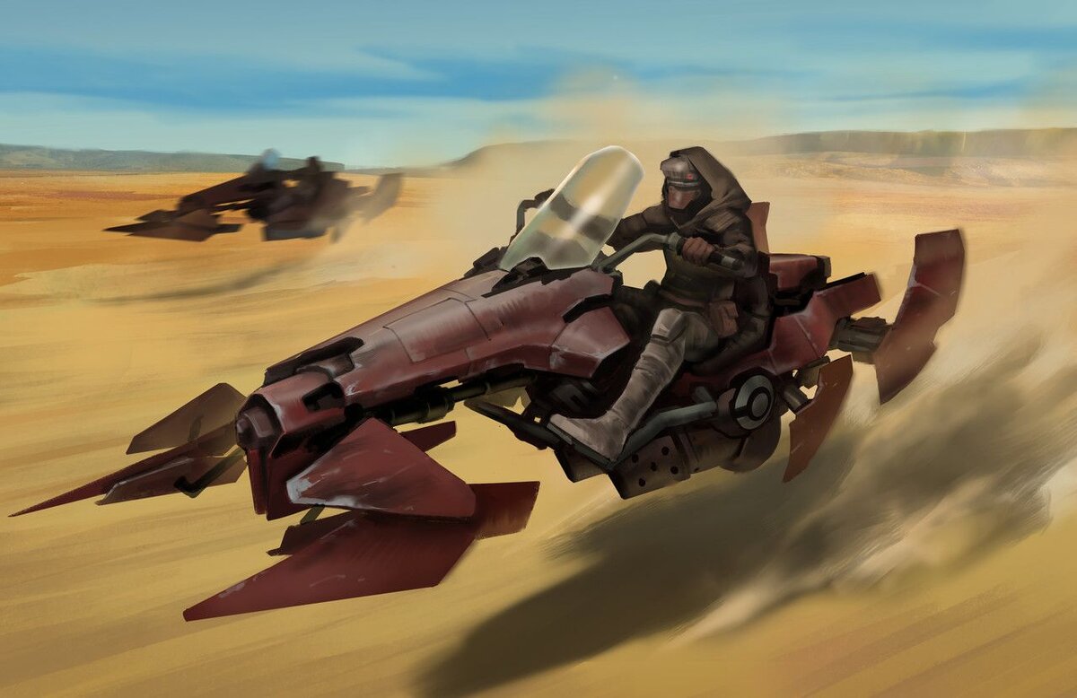 Sci Fi Гравицикл