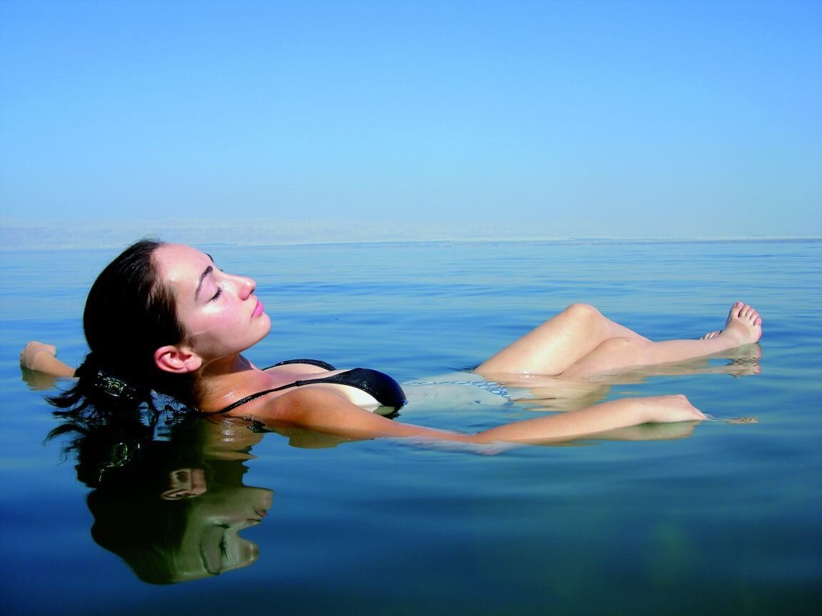 Мертвое море купание