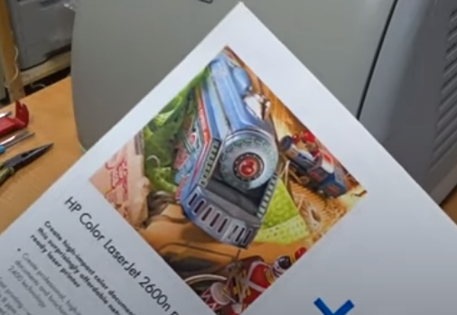 Так картинка должна выглядеть при отсутствии дефектов печати