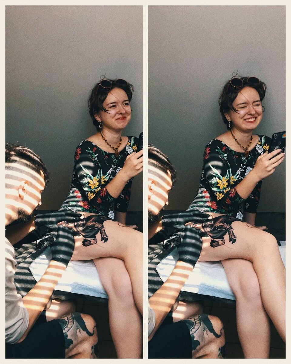 За работой тату-мастер Виталий Козлов (г.Челябинск) 