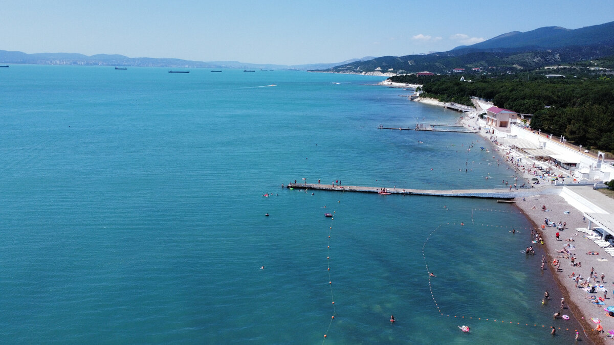 Кабардинка пляж оазис