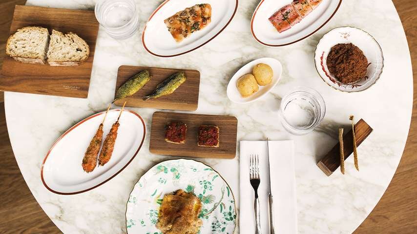 Ресторан Il Ristorante - Niko Romito в отеле Bulgari Hotel&Resorts, отмеченный двумя звездами Мишлен