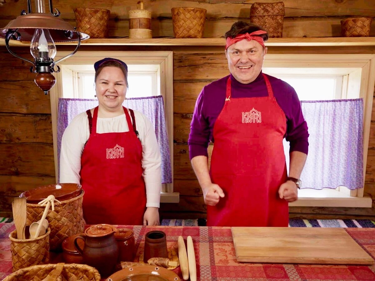 Сергей Белоголовцев и гостья программы