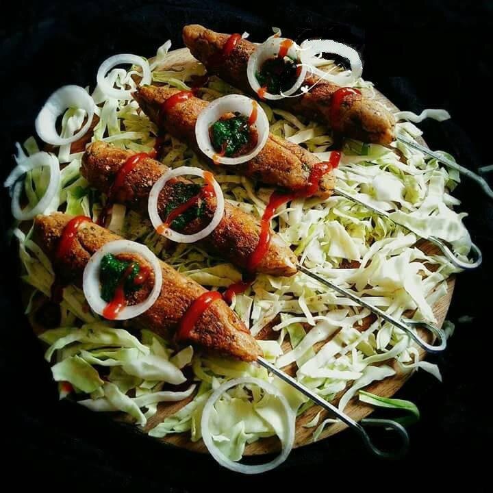 Прекрасная закуска, хитрый кебаб. 