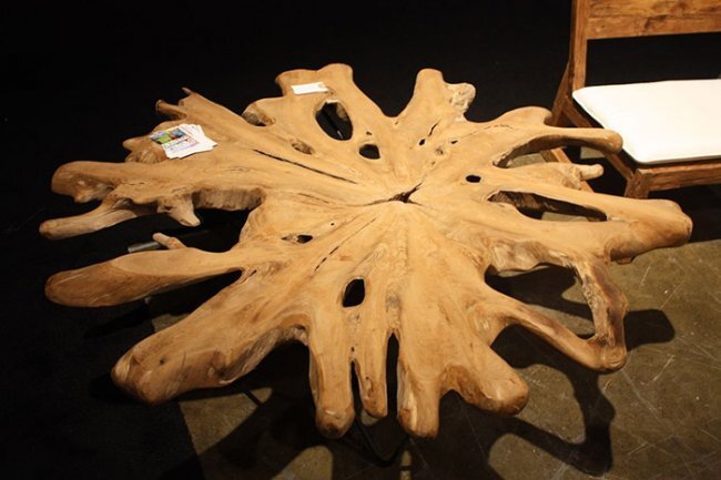 Столы из корней деревьев (75 фото)