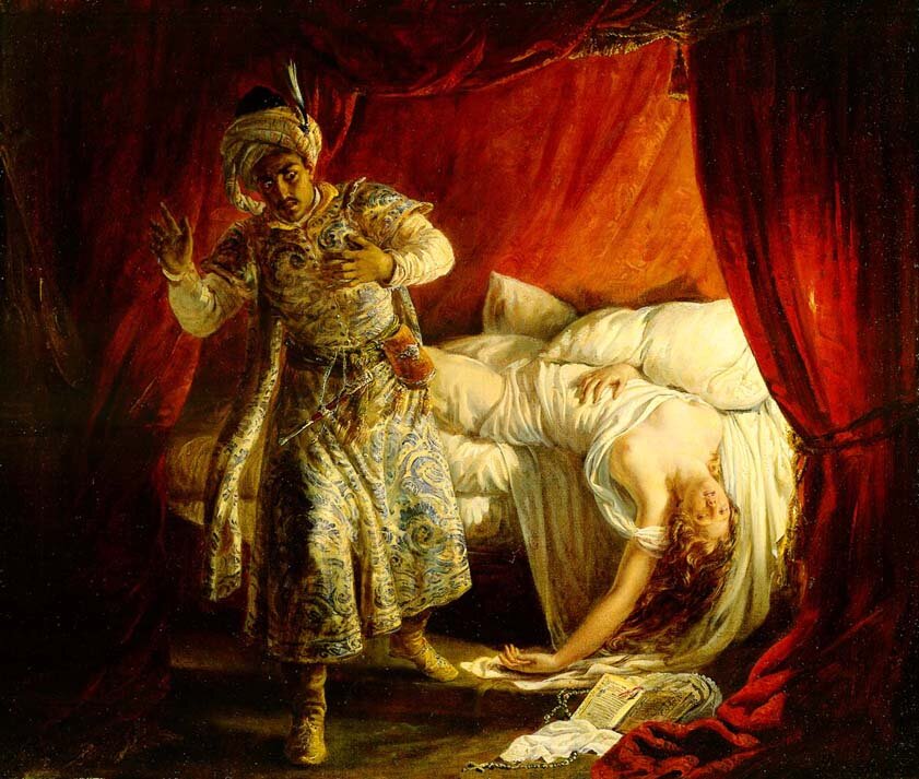 А.М. Колин. Отелло и Дездемона. 1829