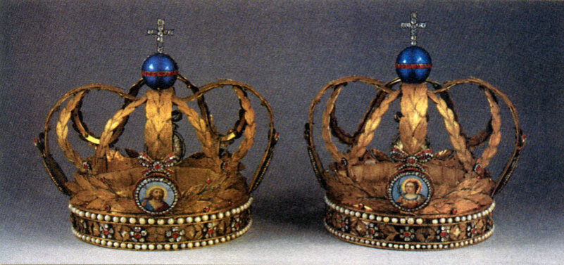 Брачные венцы, Россия, нач. XIX в.