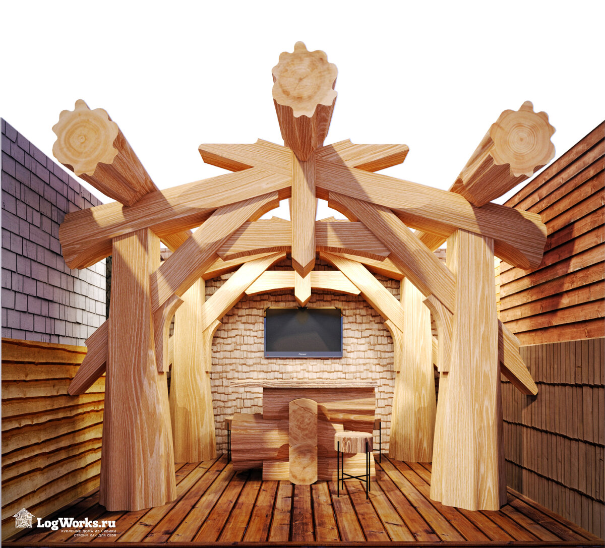 Log works. Йотунхейм дом логворкс. logworks томск. logworks дома. логворкс дома из бревна.
