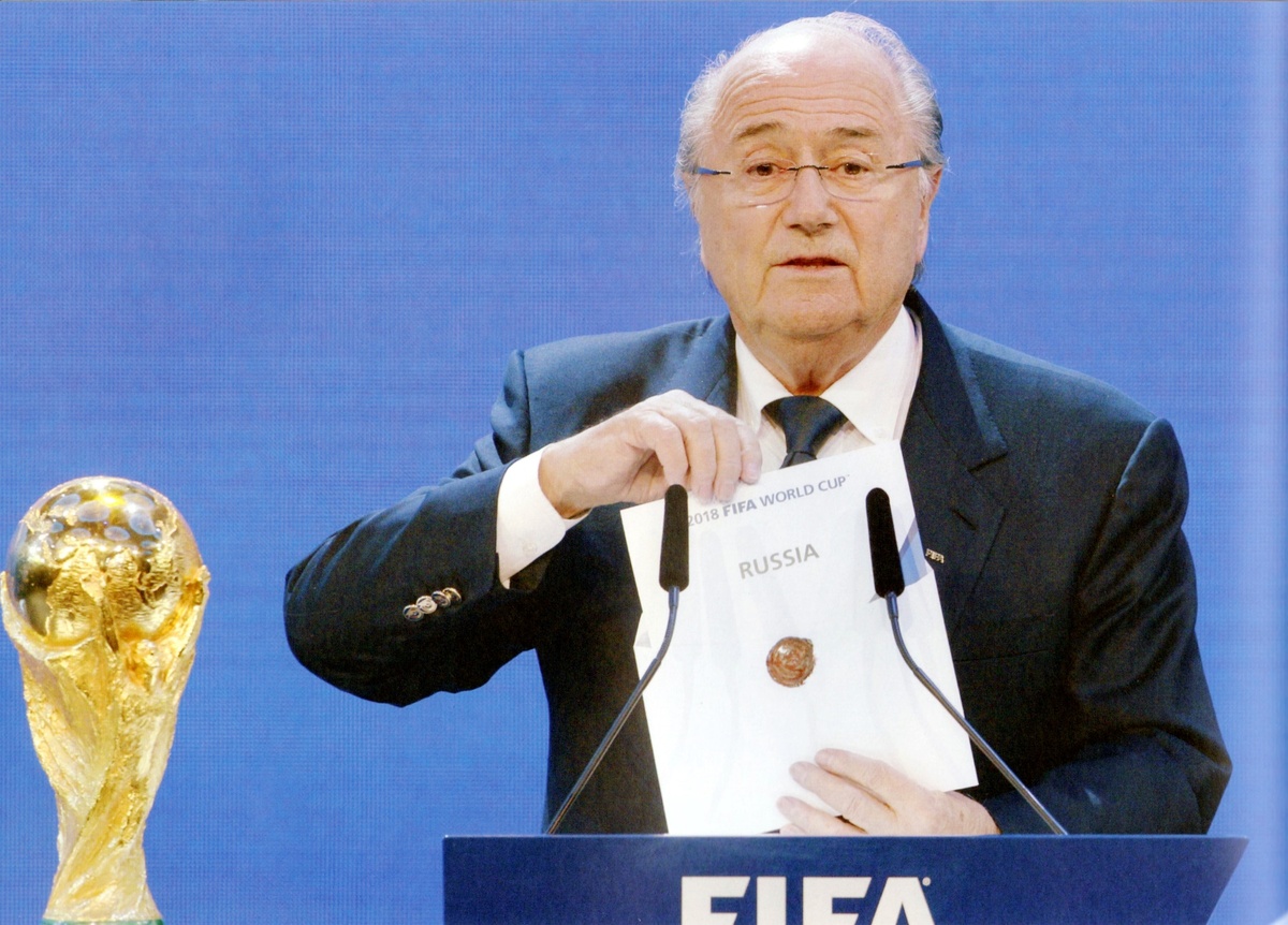 Й.Блаттер объявил о том, что Россия проведет ЧМ2018