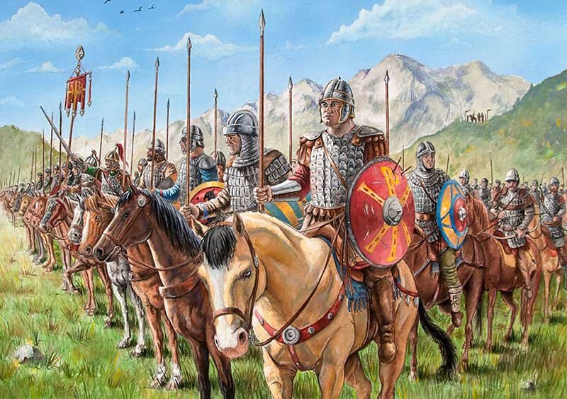 Византийская армия. Источник: http://strategwar.ru/military-history/vizantijskaya-armiya-6-7-v-ch-3