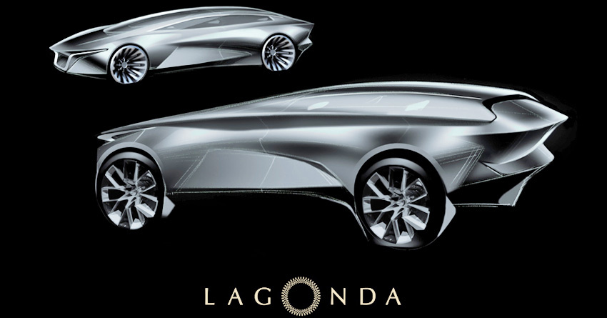  Скетч концептуального электрокроссовера Lagonda All-Terrain Concept 