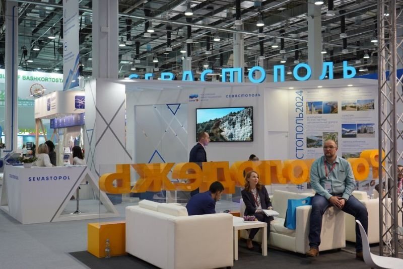 Площадка Севастополя на Сочинском инвестфоруме. Фото: sev.gov.ru.
