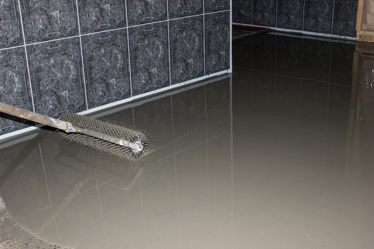 Наливной пол как вода