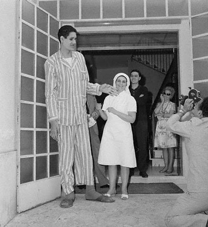 
Ливийский баскетболист, чей рост, такой же как у Александра Сизоненко, был 245 сантиметров, играл за баскетбольную сборную Ливии. Он также, снимался в кино у знаменитого режиссера Федерико Феллини в киноленте «Сатирикон».