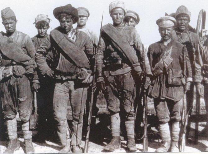 Типичные бойцы Колчака.