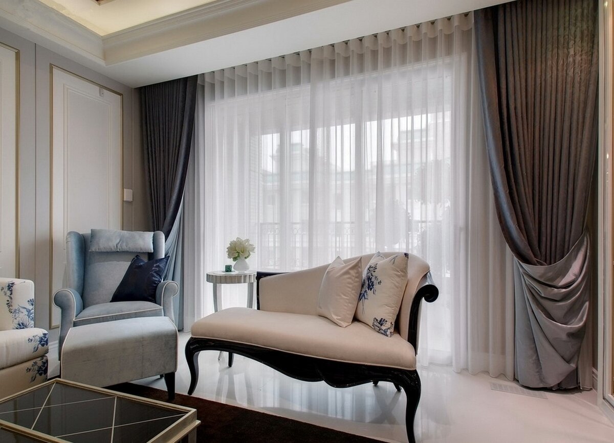 Красивый, стильный дизайн штор для гостиной, шторы в гостиную комнату