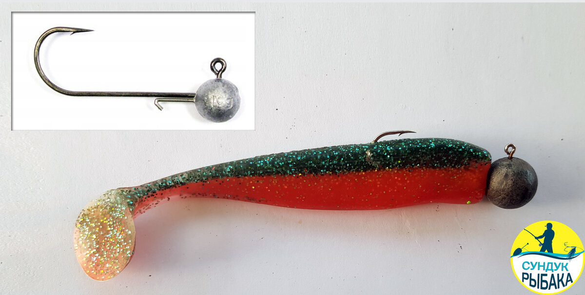 Монтаж силиконовой снасти с джиг-головкой