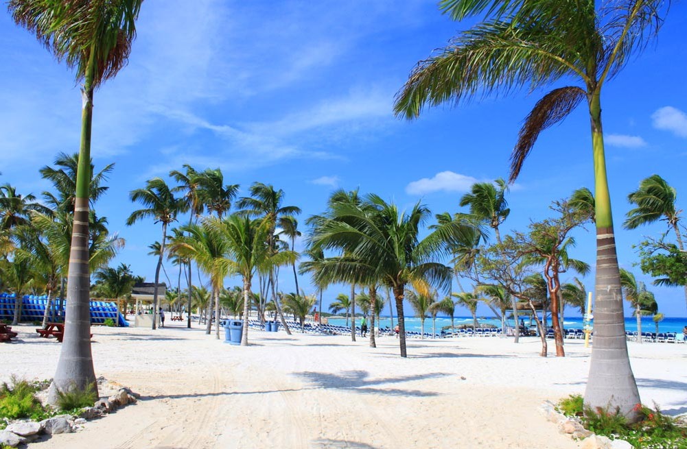                                       Один из пляжей на Багамских островах 