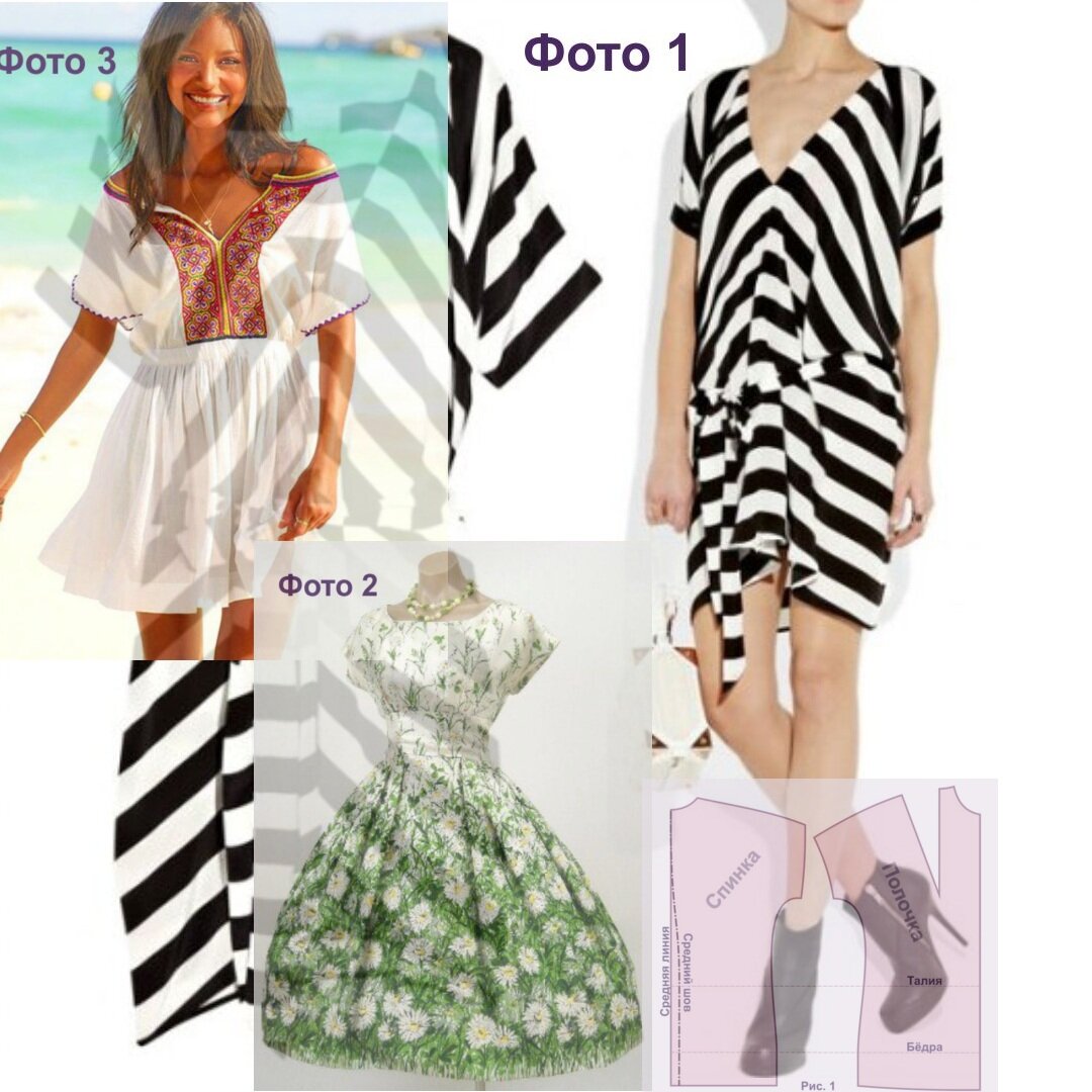 Фото платьев с рукавом кимоно разных фасонов