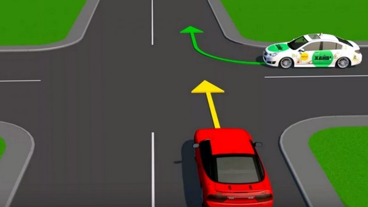 Помеха справа на перекрестке