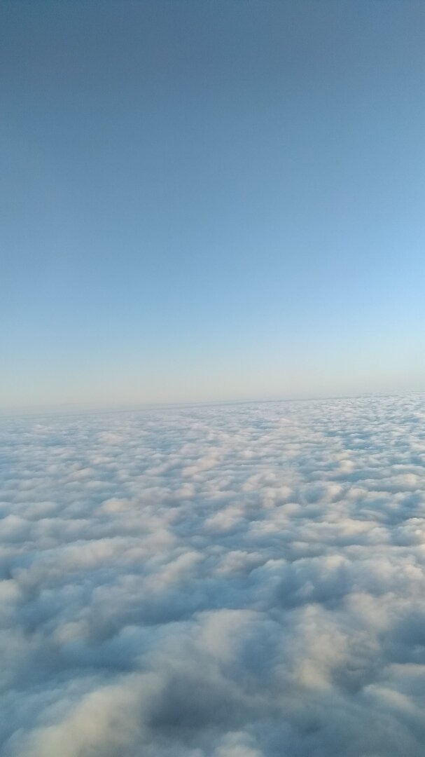 Вид из окна самолета, где-то над Миланом. Фото из личного архива автора