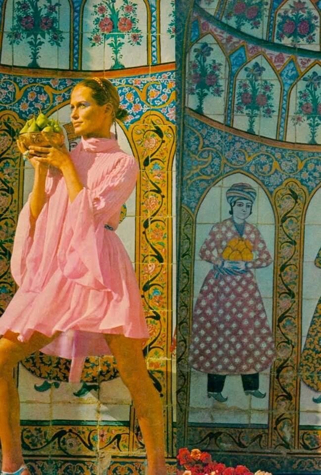 съемка для американского Vogue, декабрь, 1969