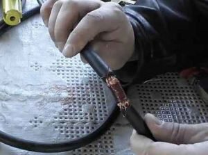 Как соединить сварочный кабель без пайки и опрессовки