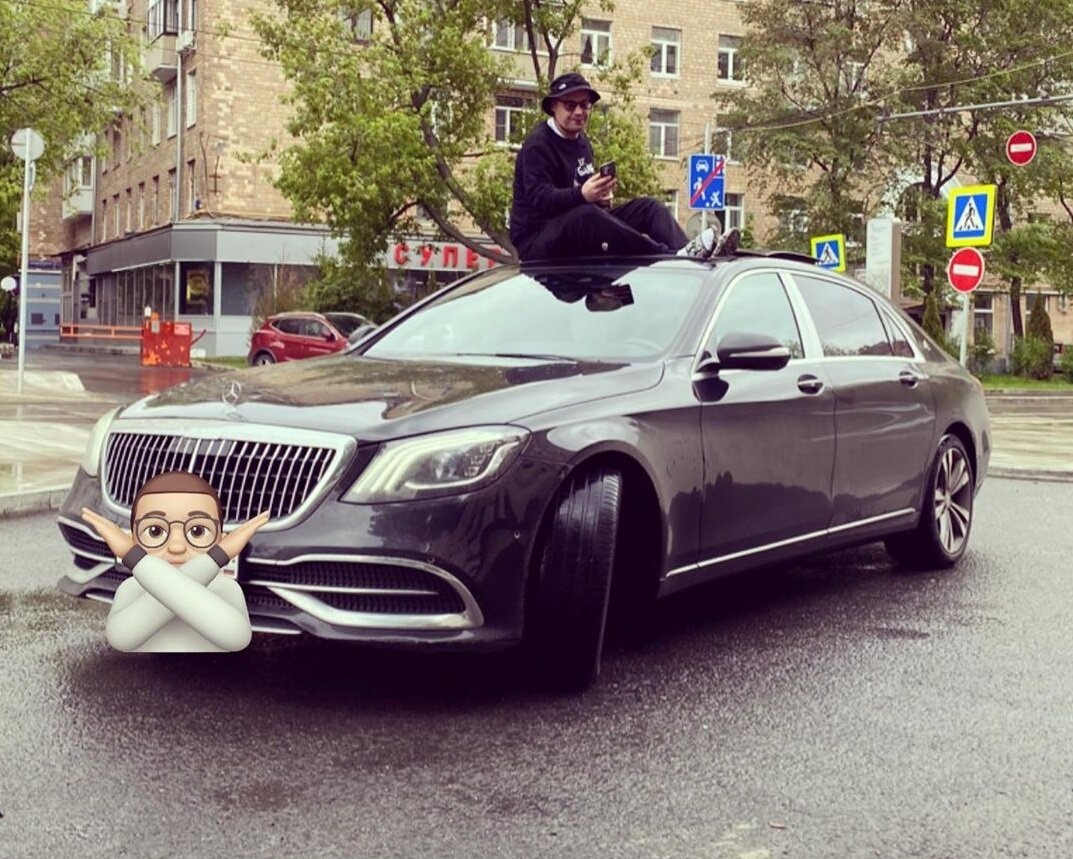 Mercedes-Maybach S-klasse. Источник иллюстрации - instagram.com/therealguf/