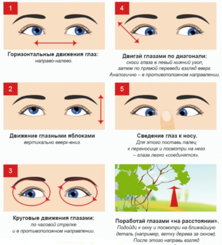 Разминка для глаз