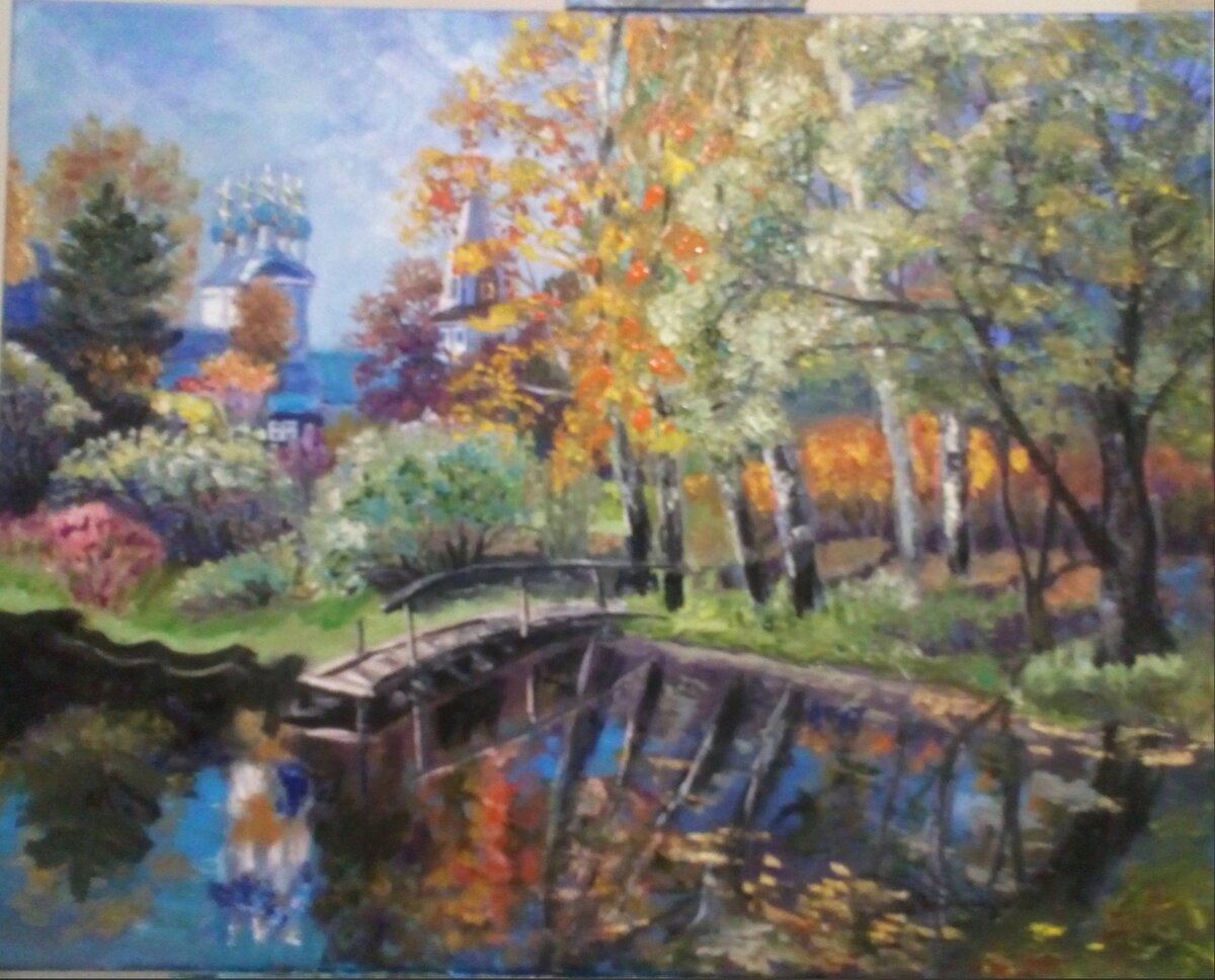 Моя работа написана маслом на холсте с подрамником...размер 40/ 50 .цена 5000 рублей.