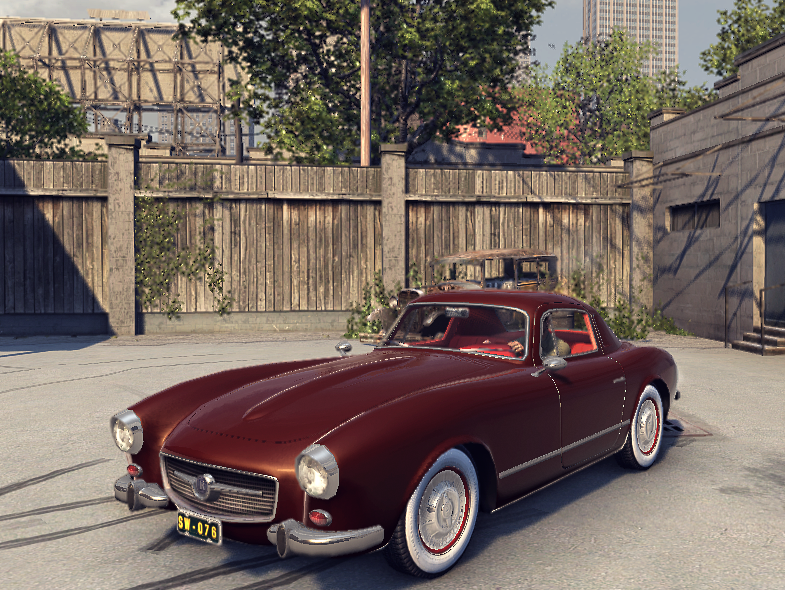 Тачка мафии. Мерседес 300sl мафия 2. Мерседес 300 SL Mafia 2. Roller gl300 Mafia 2. Мафия 2 Мерседес.