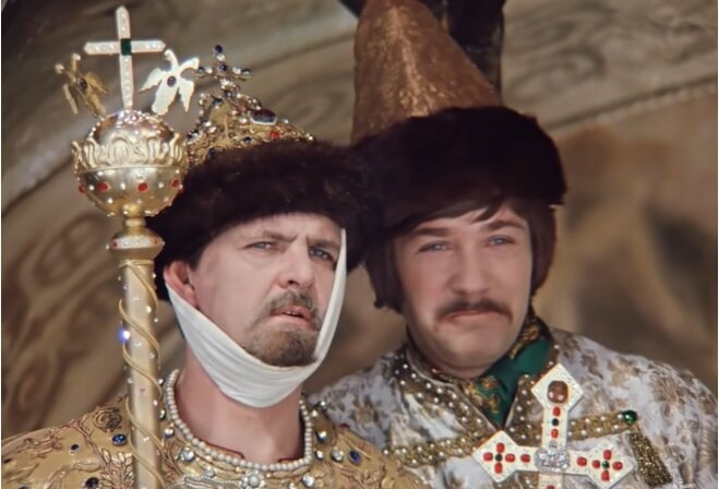 Кадр из фильма "Иван Васильевич меняет профессию",  1973 год.