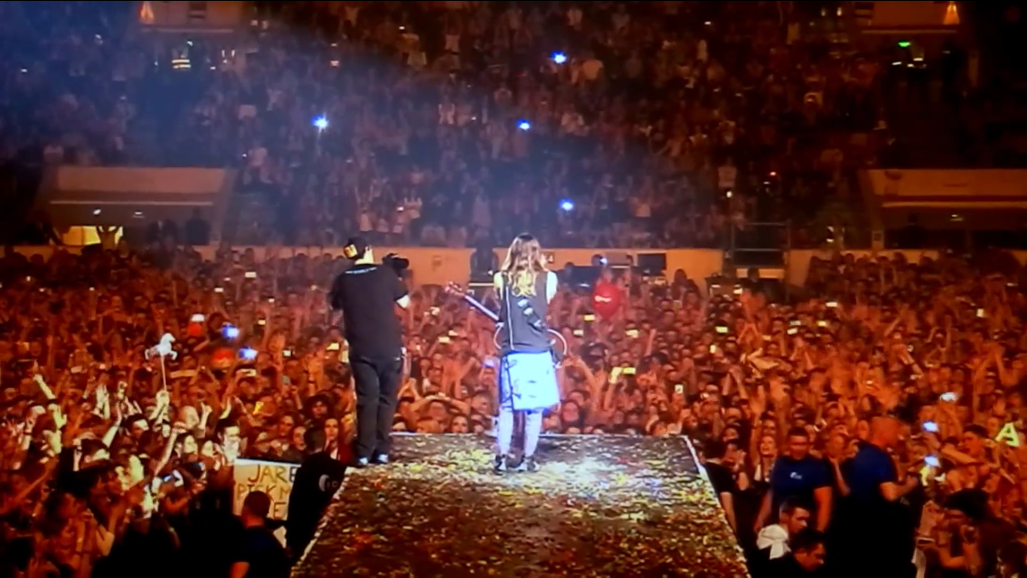 Концерт группы «Thirty Seconds to Mars» в Санкт-Петербурге в 2014 году.