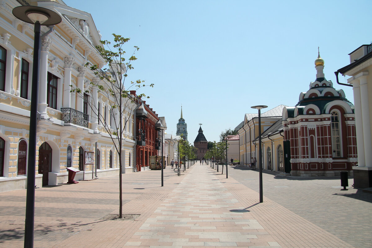 Тула центр города улицы