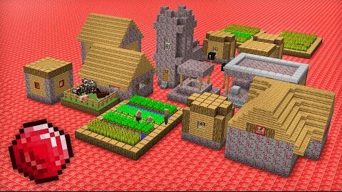 Я НАШЁЛ ДЕРЕВНЮ В МИРЕ ИЗ РУБИНОВ В МАЙНКРАФТ 100% ТРОЛЛИНГ ЛОВУШКА MINECRAFT КОМПОТ