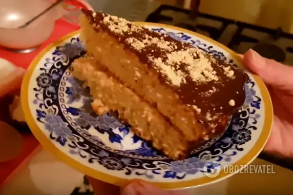 Запеканка в шоколадной глазури