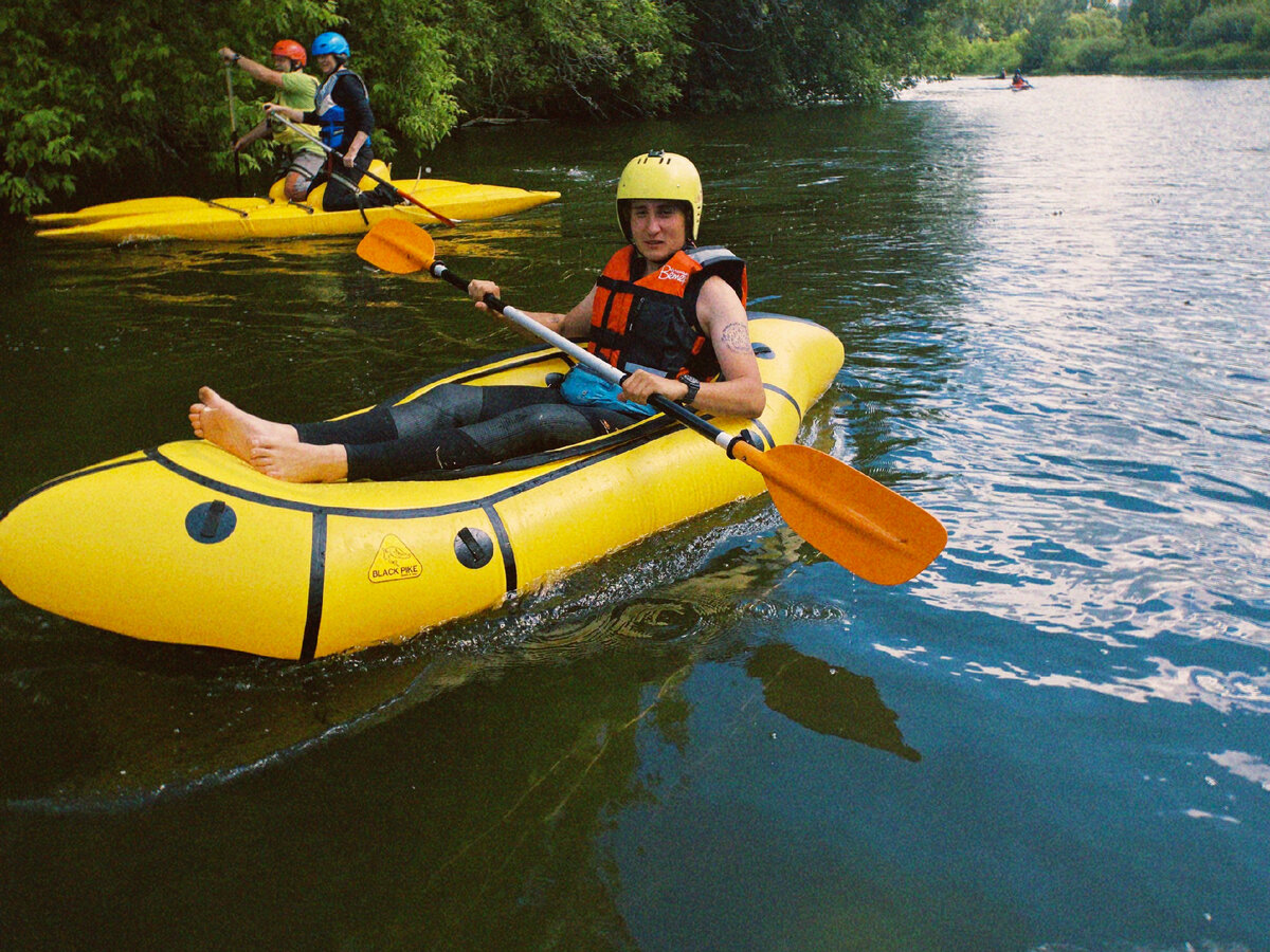 Захар на пакрафте