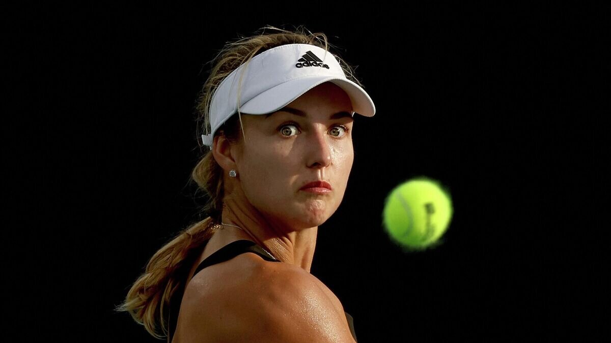    Теннисистка Анна Калинская (Россия)© AFP 2022 / MATTHEW STOCKMAN