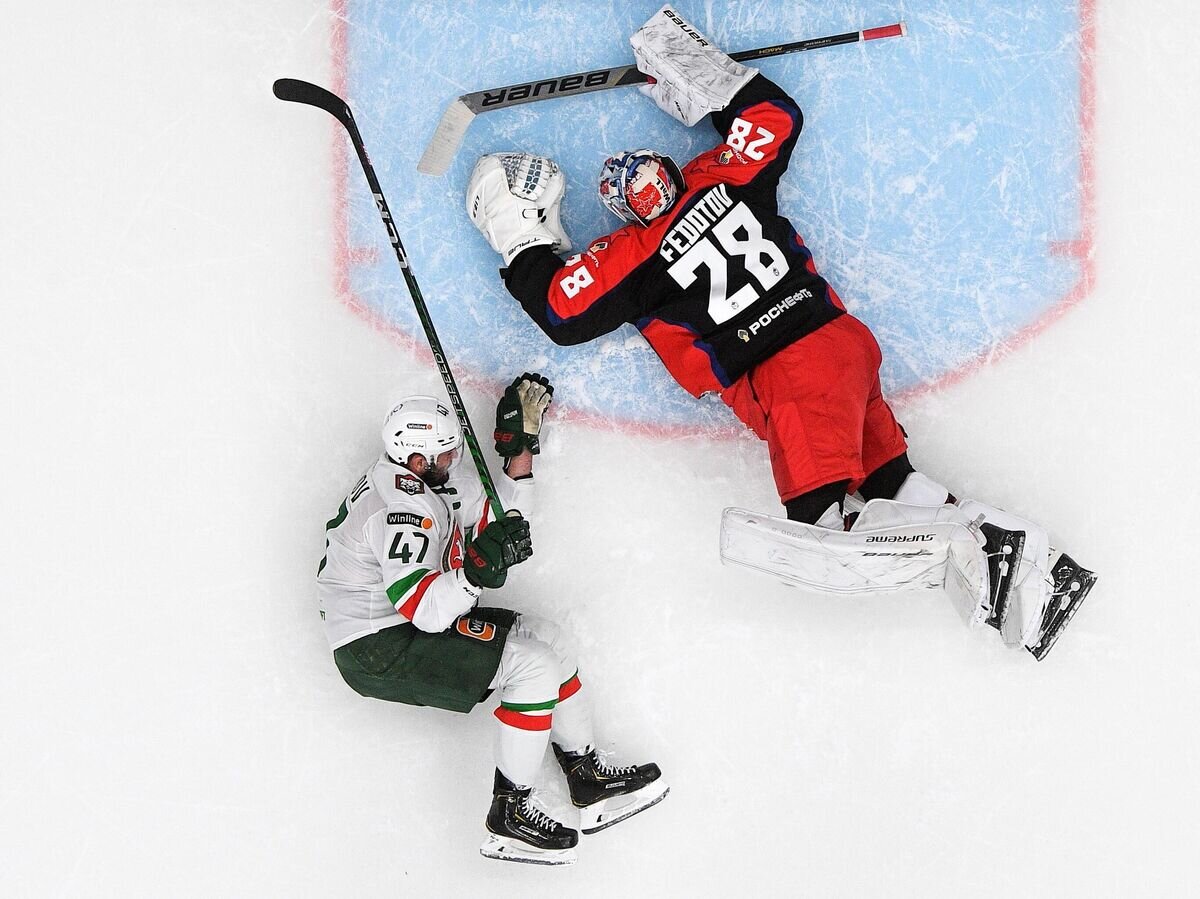    Хоккей. КХЛ. Матч ЦСКА - "Ак Барс"© РИА Новости / Владимир Астапкович