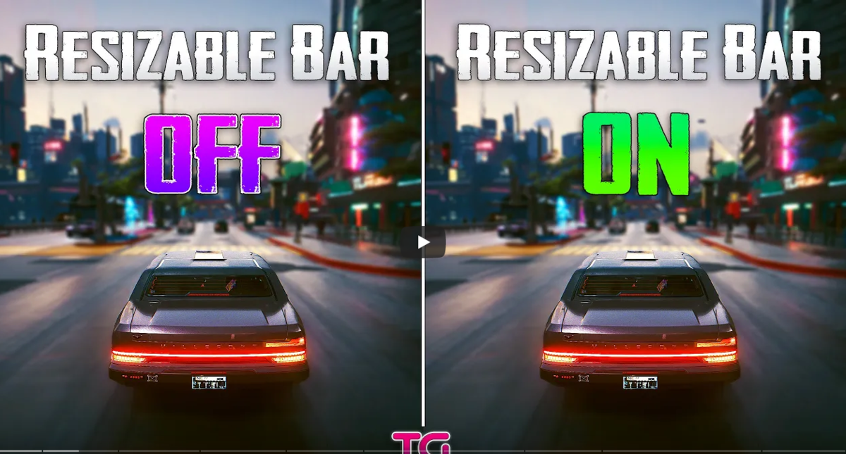 Resize bar