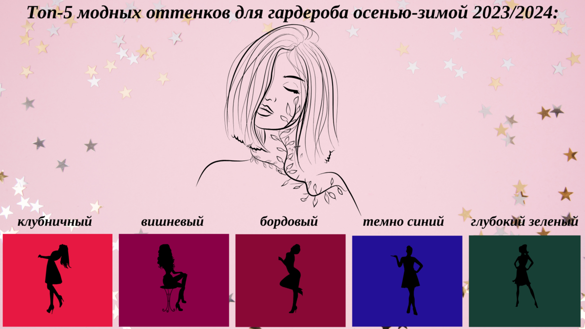 Наиболее актуальные цвета в моде: осень-зима 2023/2024