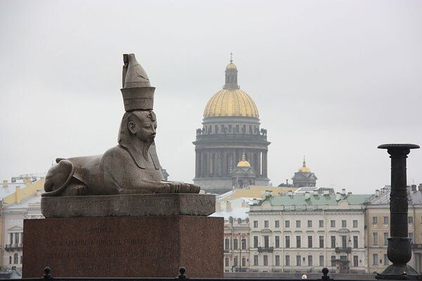 Сфинксы в санкт петербурге на университетской