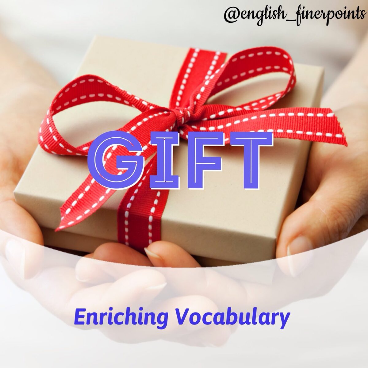 Получать подарки на английском