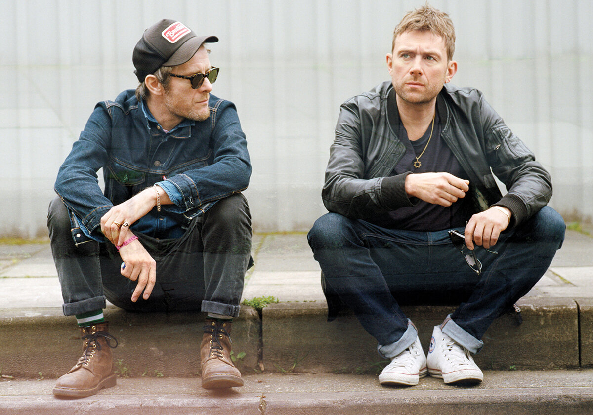 создатели Gorillaz: Деймон Албарн и Джейми Хьюлетт