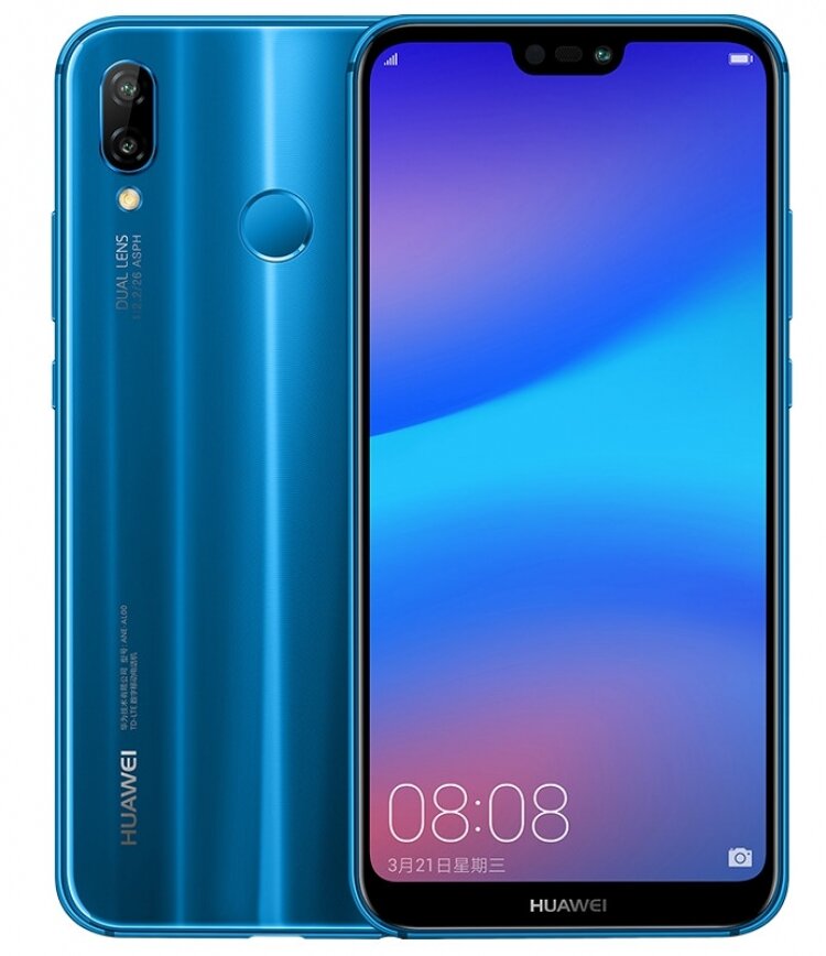 Huawei p20 (в чёлочке нет датчика face ID)