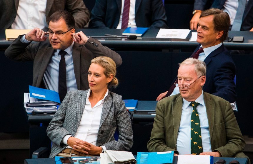 Руководство фракцией АдГ: Элис Вайдель и Александер Гауланд